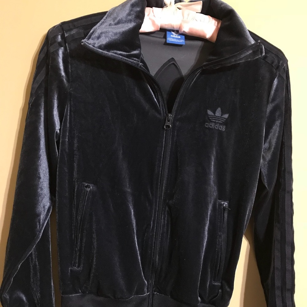 Adidas Velvet Zip Up